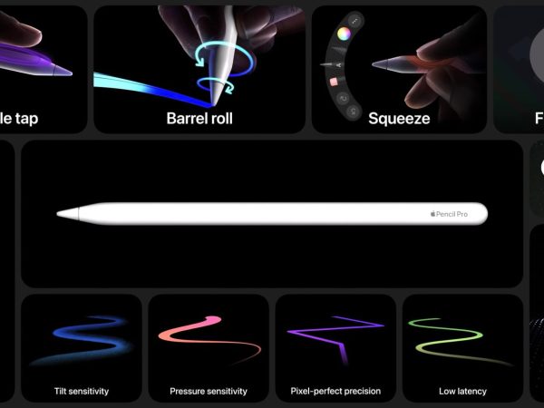 Apple Pencil Pro launches, with squeeze gesture and roll, plus Find My support